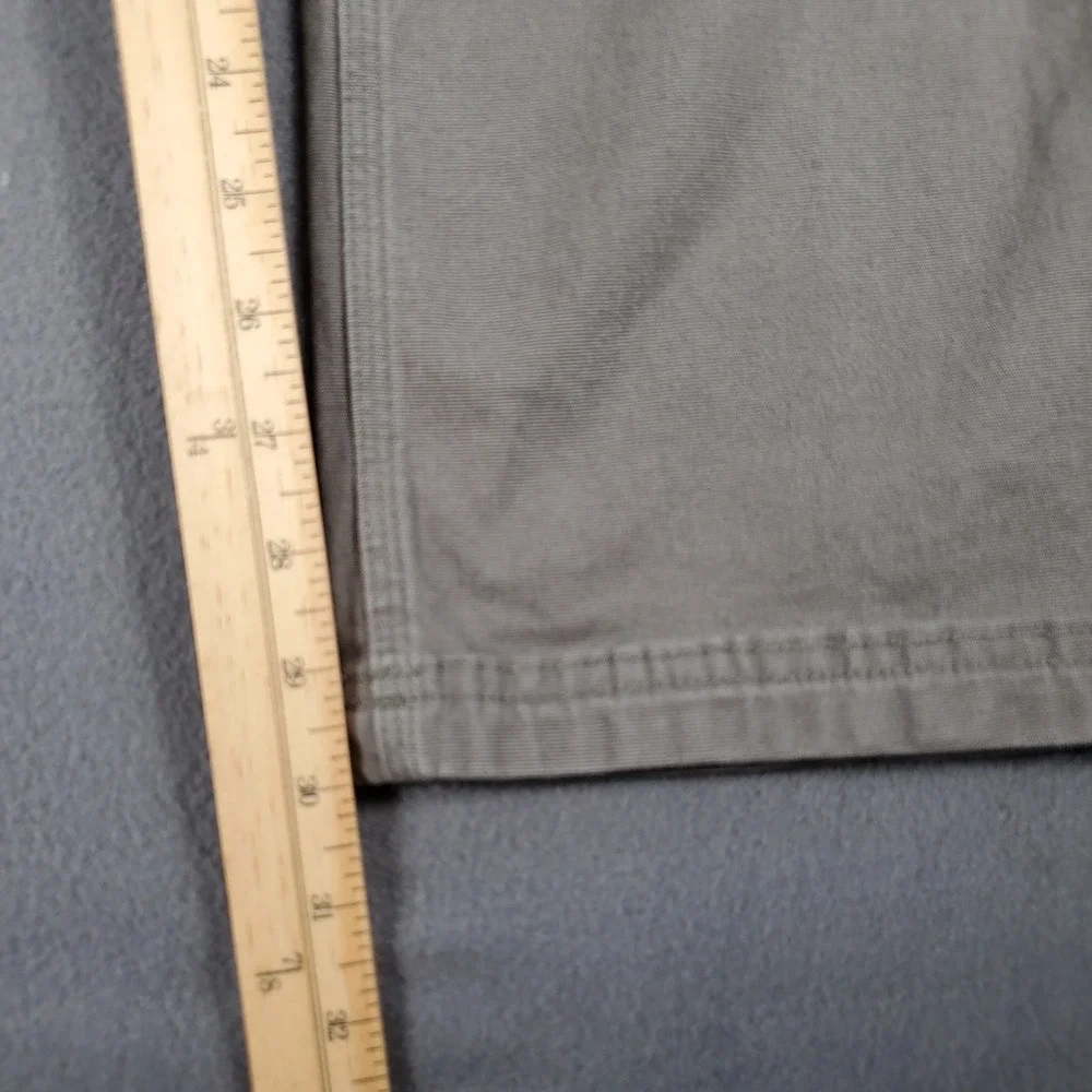 Duluth Trading Co Mens Flex Fire Hose Slim Fit Pants Grey 34x30 Workwear Rugged
